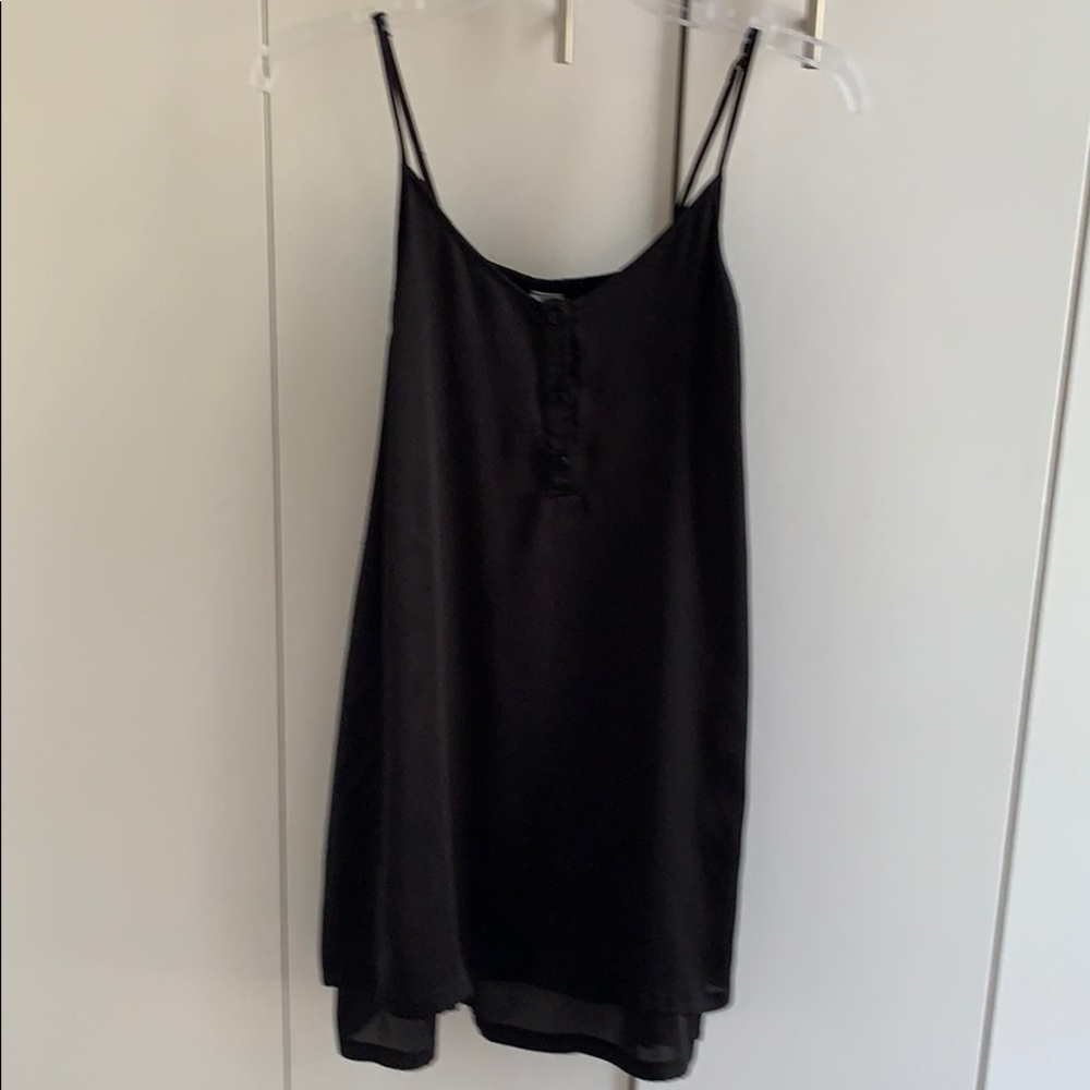 Villa Size S Black Thigh Length Camisole